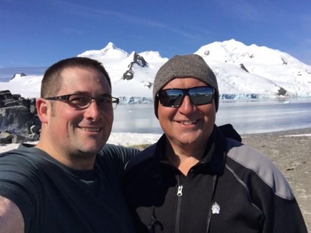 John and Tim Antarctica